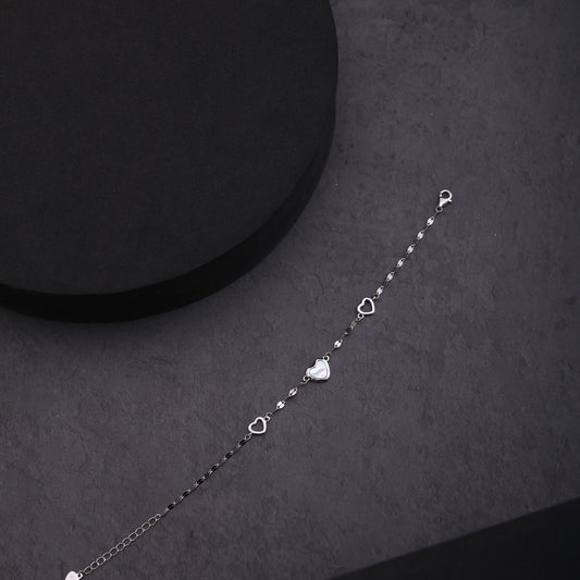 Silver Heart Charm Bracelet image 0