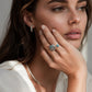 The Alencia Imperial Turquoise Tiger Bypass Ring image 1