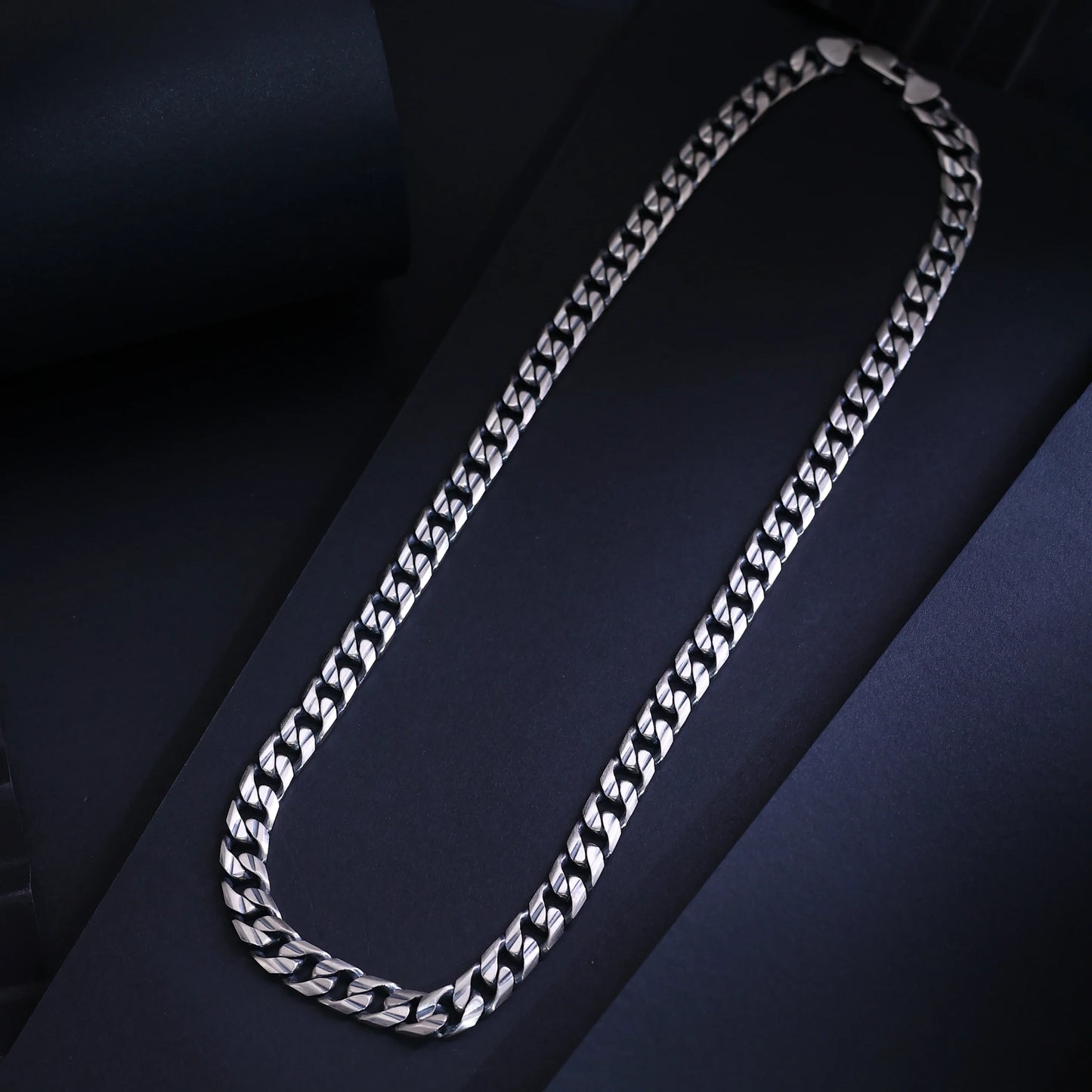 Alencia Limited Edition Cuban Link Silver Chain Necklace image 0