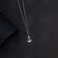Marquise Solitaire Silver Pendant Necklace image 0