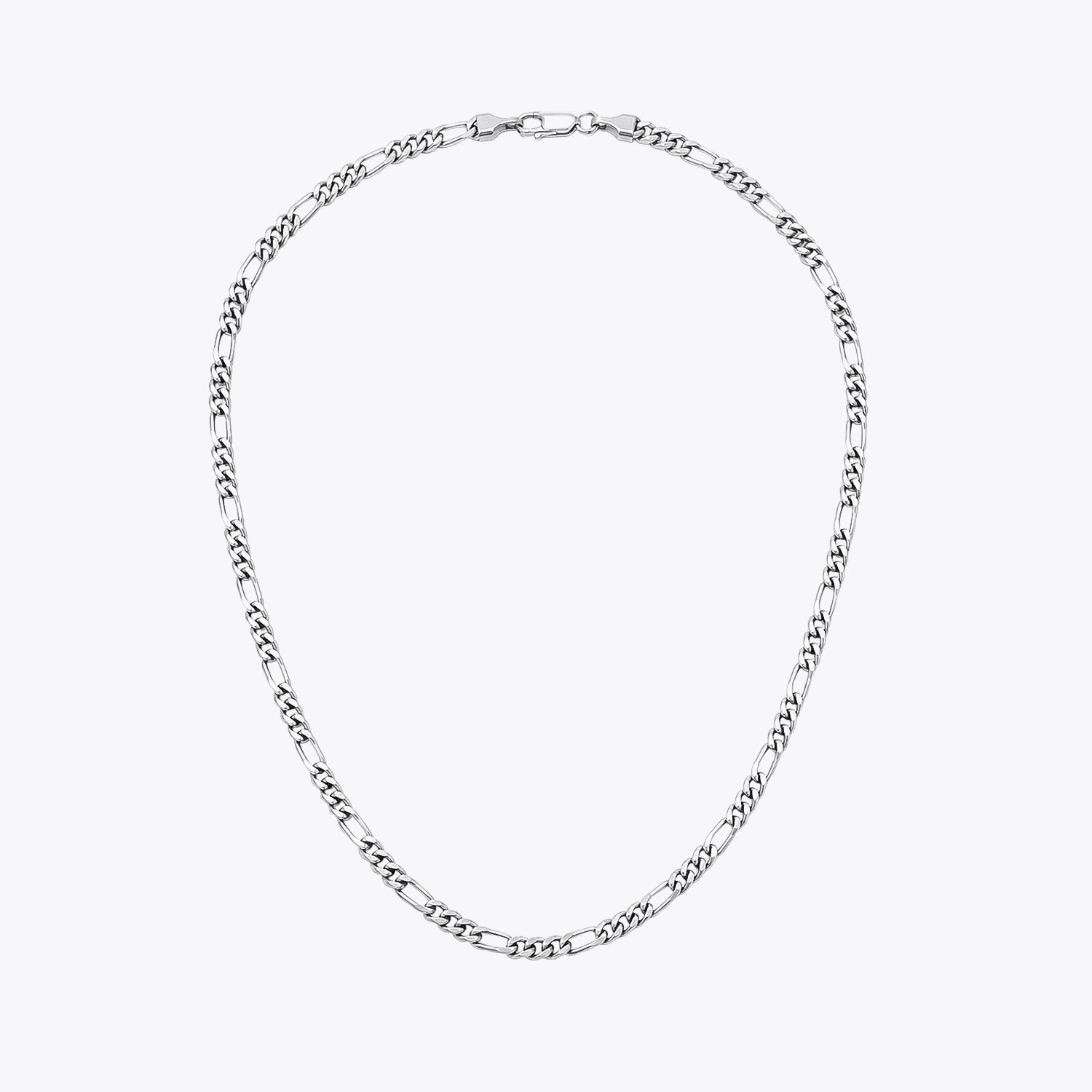 Alencia Classic Figaro Silver Chain image 2