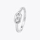 The Alencia Urban Serenade Link Solitaire Ring image 2