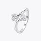 The Alencia Urban Serenade Twin Heart Bypass Ring image 2