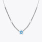 Aqua Bloom Pearl Necklace &amp; Earrings Combo image 3