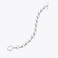 Silver Textured Bead Toggle Bracelet image 2