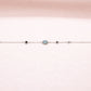 Aqua Droplet Charm Bracelet image 0