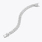 Alencia Iced Cuban 925 Sterling Silver Bracelet image 2