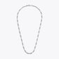Alencia Modern Bar Link Silver Chain image 2