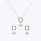 Liquid Silver &amp; Baroque Pearl Set image 2
