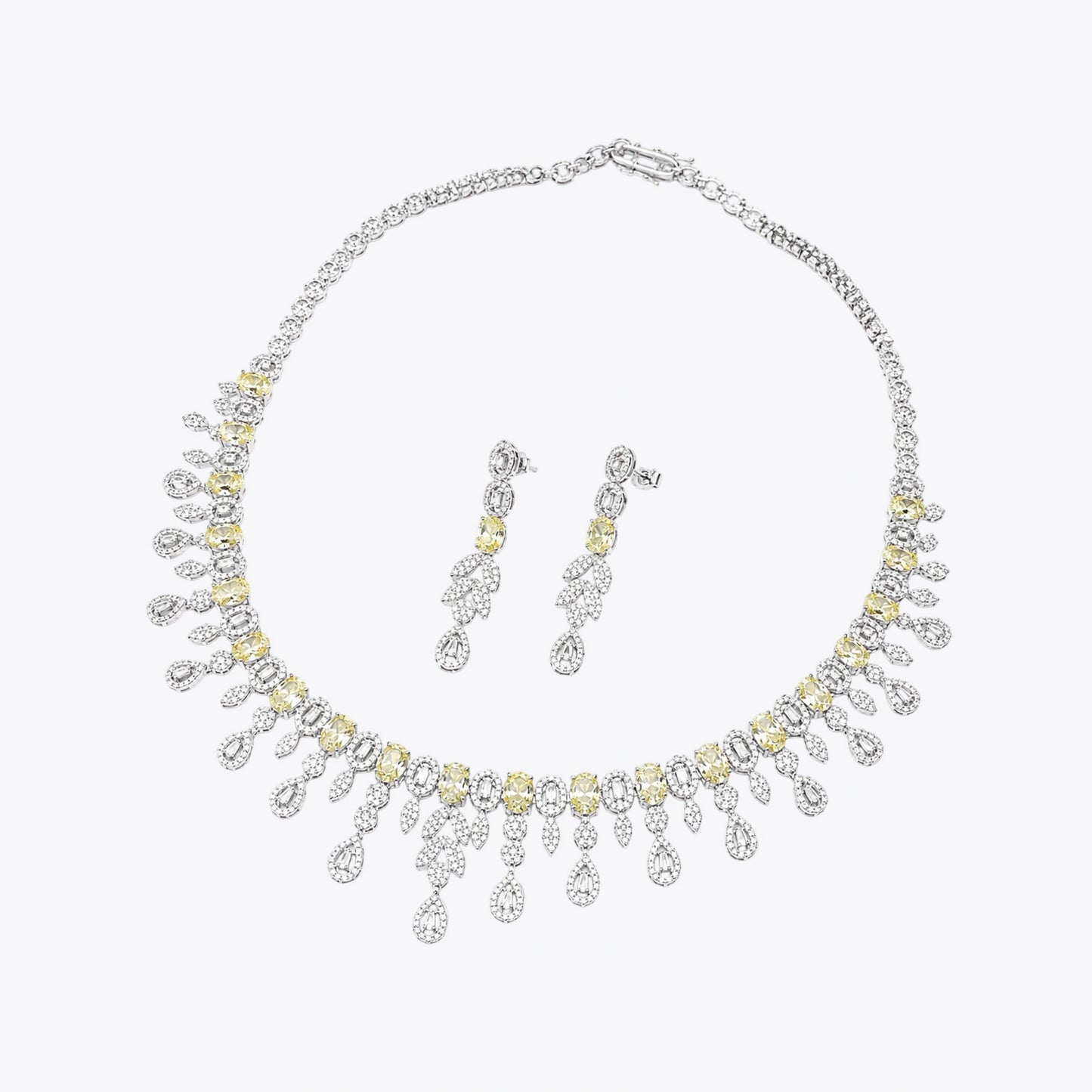 Alencia Golden Dewfall Necklace Set image 2