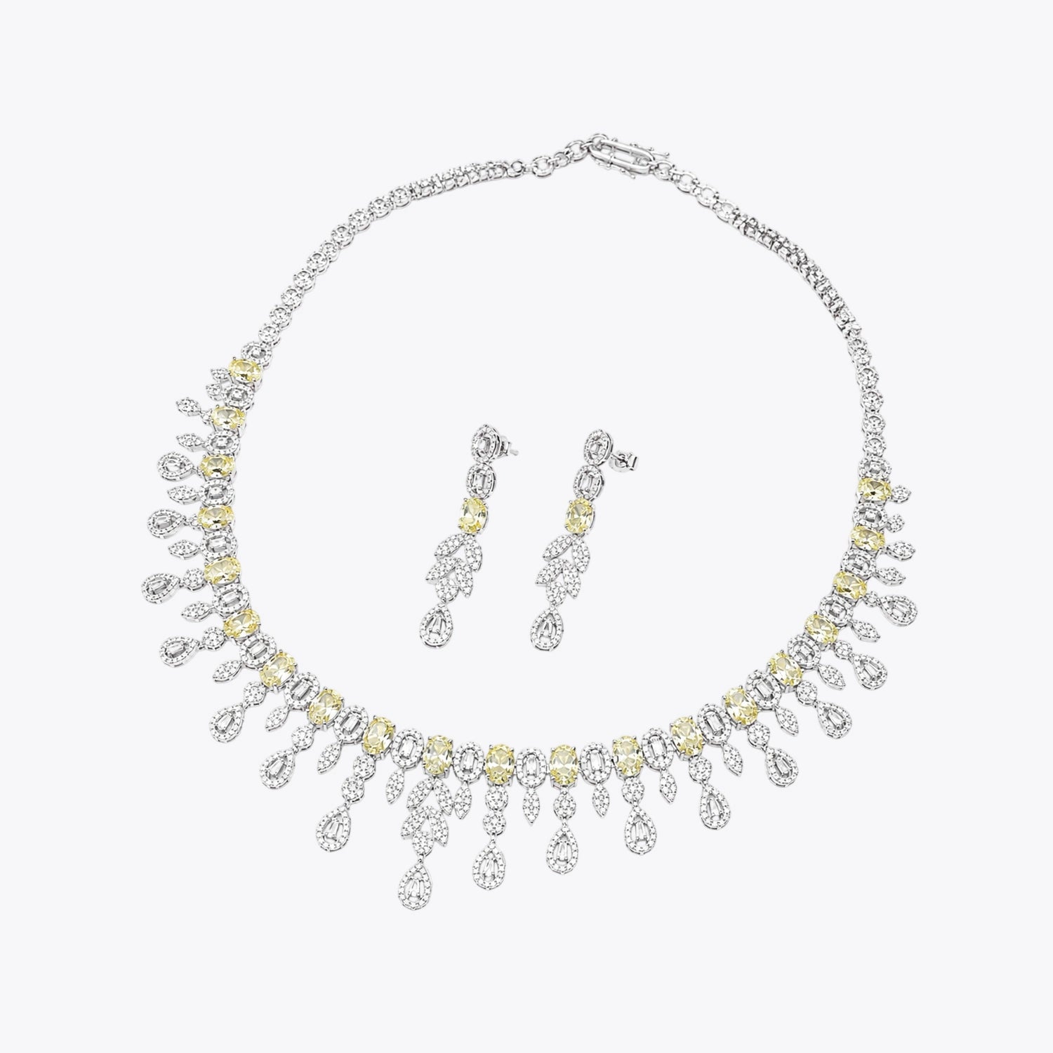 Alencia Golden Dewfall Necklace Set image 2