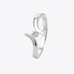 The Alencia Urban Serenade Fork Bypass Solitaire Ring image 2
