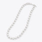 Silver Bead Necklace image 2