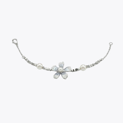 Pearl Bloom Floral Bracelet – 4 Color Variations image 8