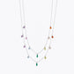 Rainbow Drop Layered Necklace image 2