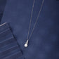Pearl Drop Silver Pendant Necklace image 0