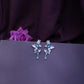 Blue Butterfly Crystal Drop Earrings image 0