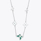 Alencia Malachite Bloom 925 Silver Set image 3