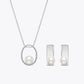 Alencia Minimalist Geometric Pearl Set image 2