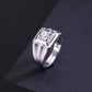 The Alencia Urban Tiered Solitaire Silver Ring image 0