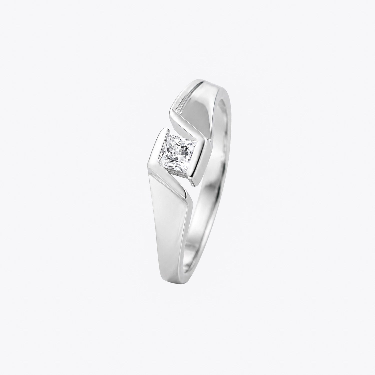 The Alencia Urban Serenade Princess Tension-Bypass Ring image 2