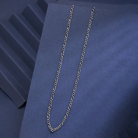 Alencia Classic Figaro Silver Chain image 0