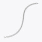 Alencia Slim Cuban 925 Sterling Silver Bracelet image 2