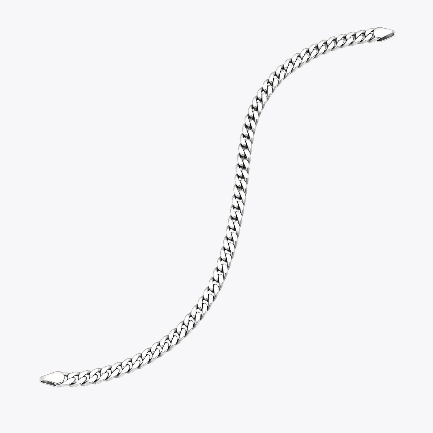 Alencia Slim Cuban 925 Sterling Silver Bracelet image 2