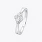 The Alencia Urban Serenade Fluted Oval Solitaire Ring image 2