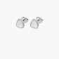 Pearl Dewdrop Silver Stud Earrings image 2