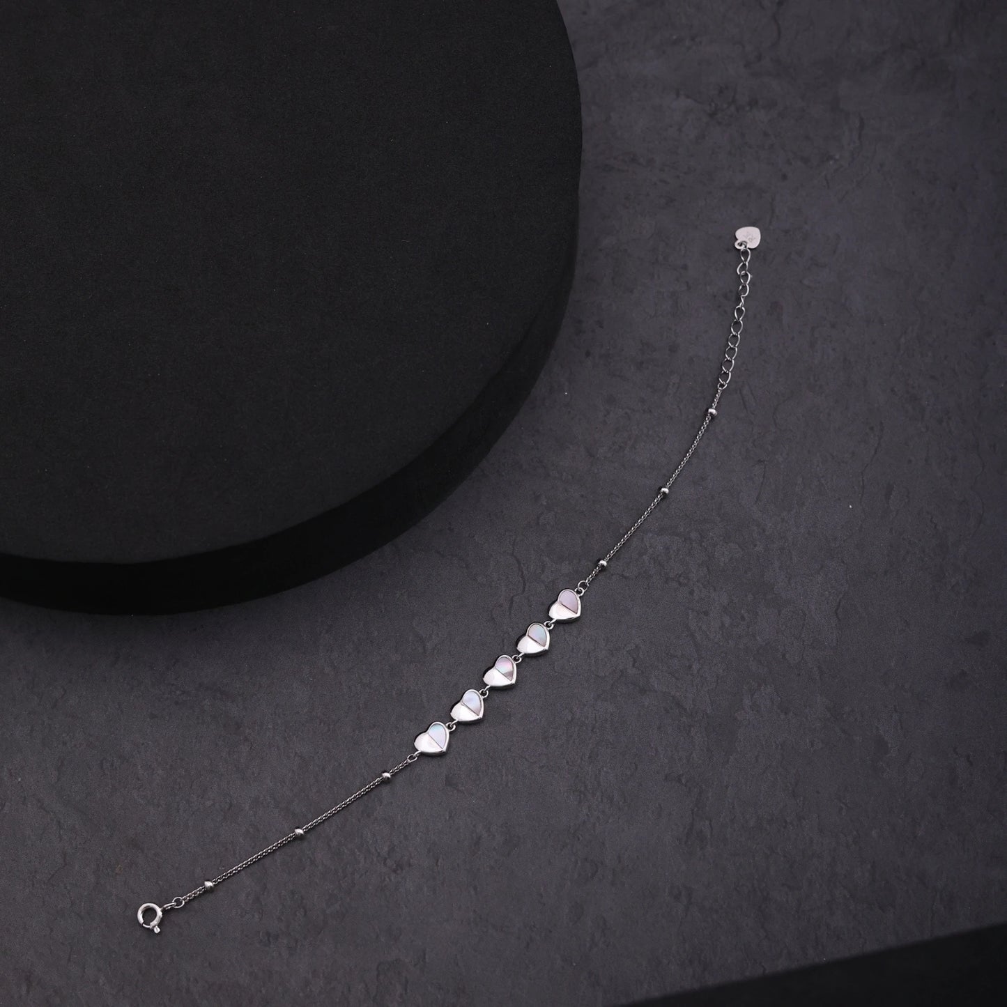 Heart Grace Silver Bracelet image 0
