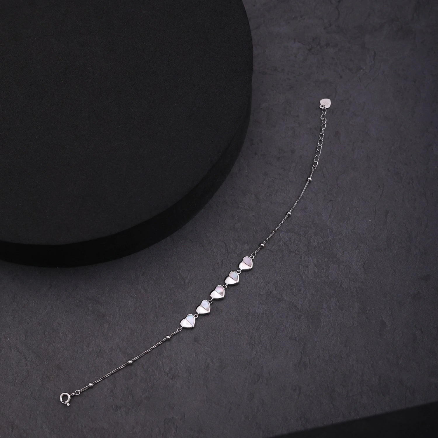 Heart Grace Silver Bracelet image 0