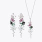 Alencia Floral Cascade 925 Silver Set image 2