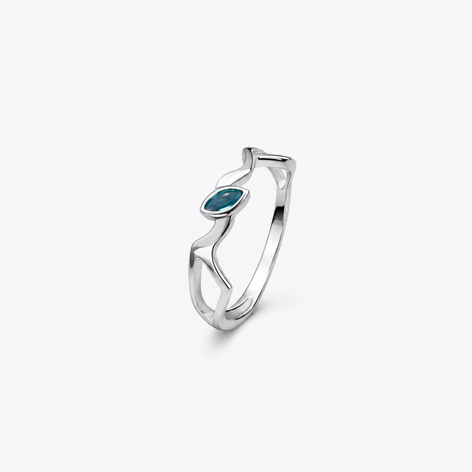 Twin Sparkle Open Ring image 2