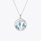 Ocean Bloom Silver Pendant Necklace image 2
