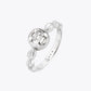 The Alencia Urban Serenade Vintage Halo Solitaire Ring image 2