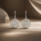 Silver Spiral Mesh Drop Earrings image 0