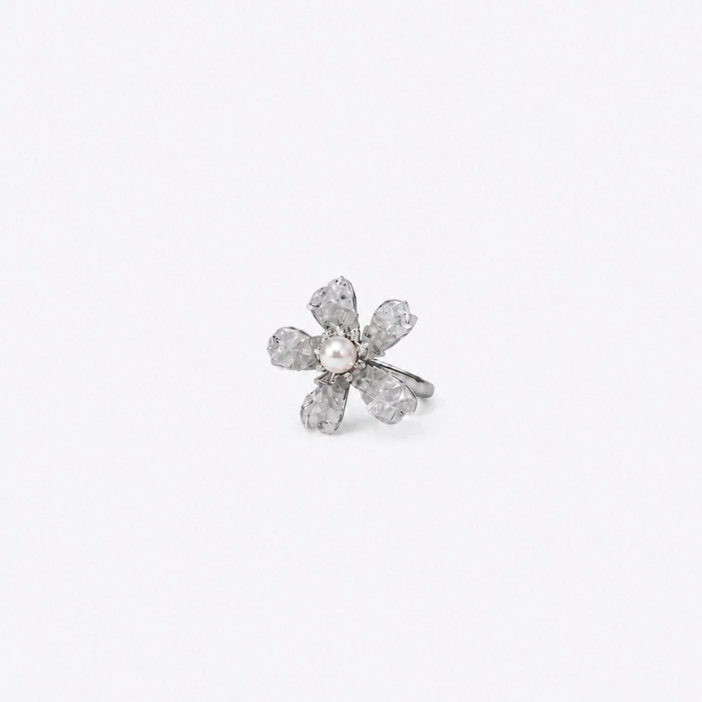 ALENCIA Frosted Floral Ring image 8