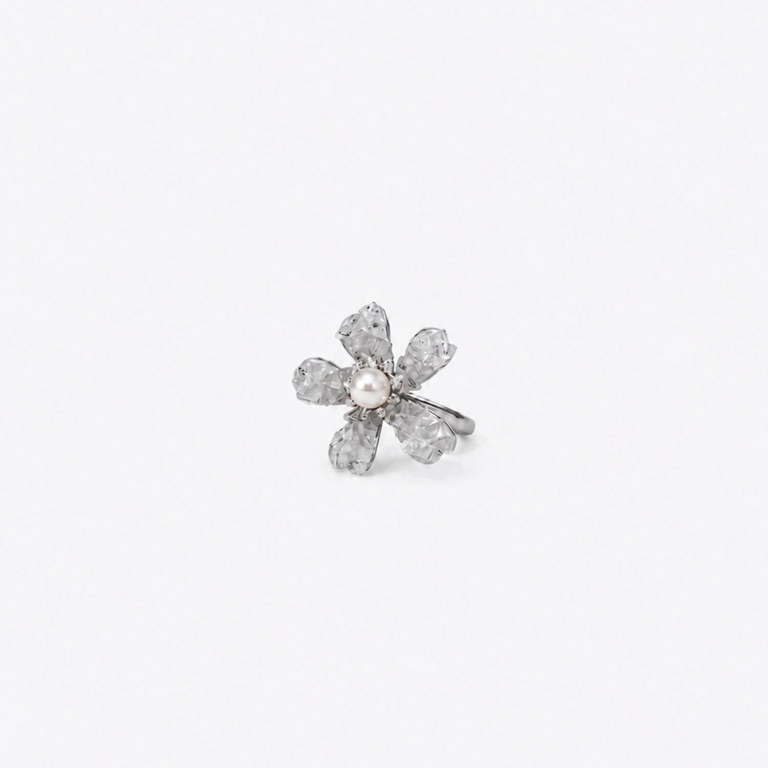 ALENCIA Frosted Floral Ring image 8