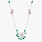Lustrous Baguette Loop &amp; Pearl Set image 3