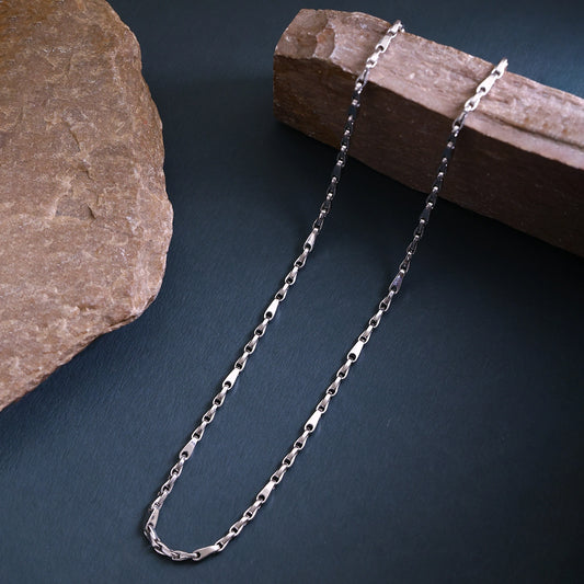 Alencia Limited Edition Figaro Link Silver Chain Necklace image 0