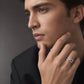 The Alencia Urban Industrial Cage Solitaire Silver Ring image 1