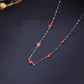 The Alencia Urban Scarlet Heart Station Necklace image 0
