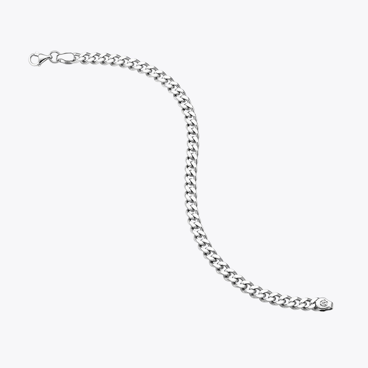 Alencia Cuban Link 925 Sterling Silver Bracelet image 2