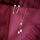 Mariposa Pearl Lariat Set image 0