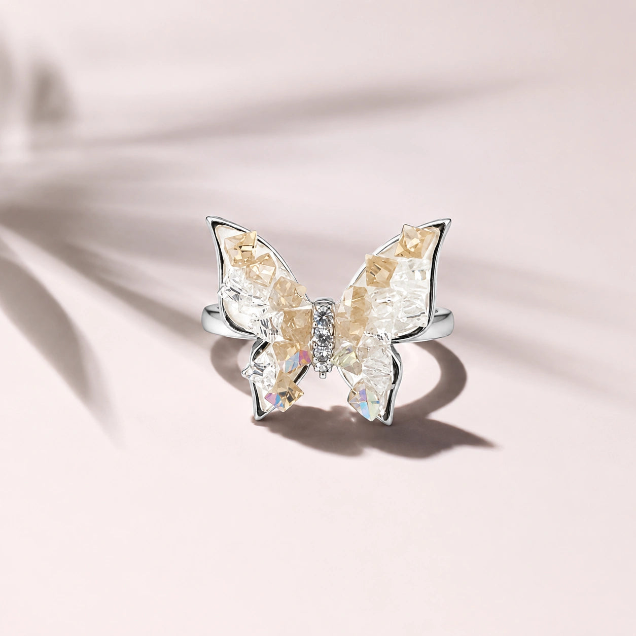 Butterfly Crystal Wing Ring – 3 Colour Variations image 9