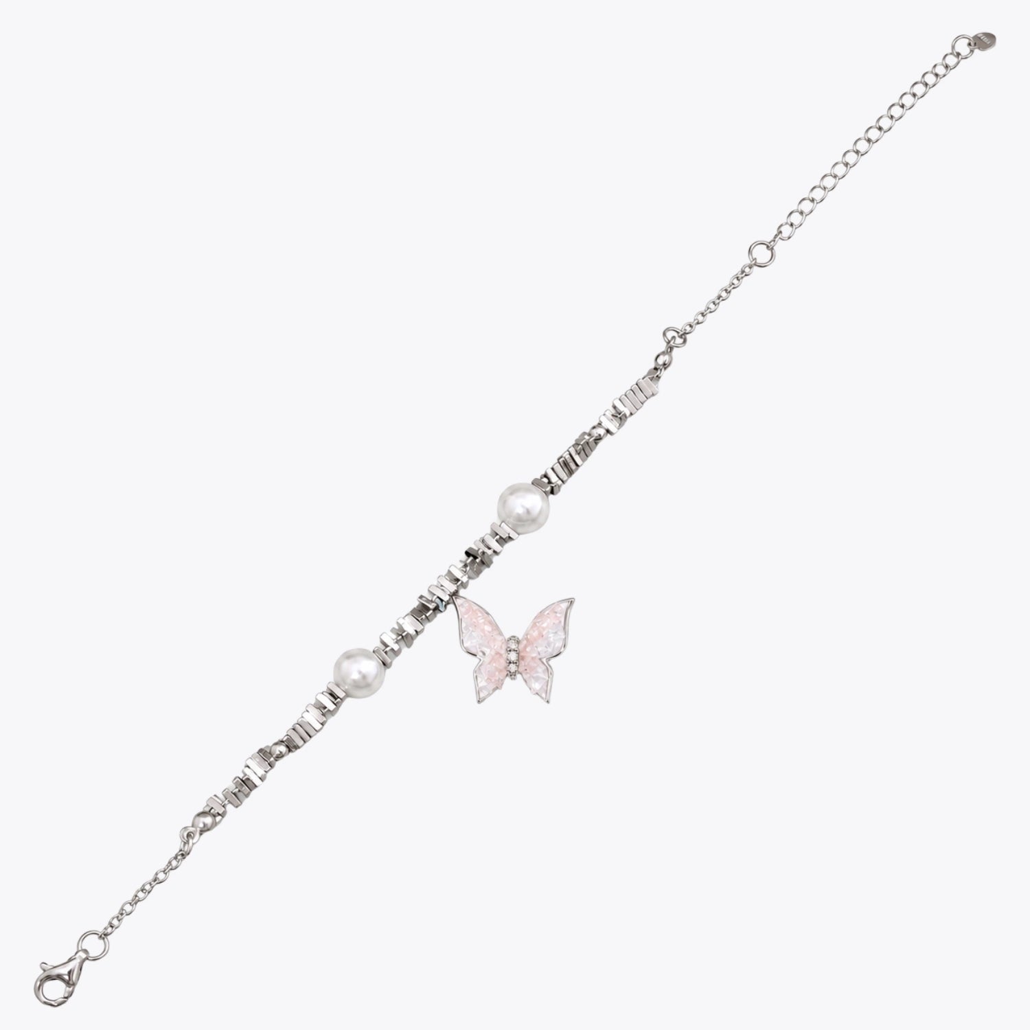 Iridescent Butterfly &amp; Pearl Bracelet image 5