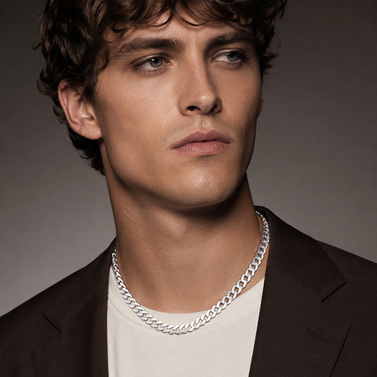 Alencia Luxe Cuban Silver Chain image 1