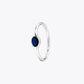 Oval Gemstone Silver Ring – 3 Colour Variation Collection image 8