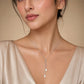 Pearl Drop Lariat Necklace image 1